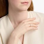 Кольцо Petite Twist Diamond Eternity из платины (1/5 карата) Blue Nile - фото 2