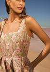 Платье Love & Roses PETITE FIT STRUCTURED, Ivory Floral/Gold-Coloured - фото 3