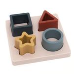 Силиконовый пазл Petit Monkey для детей в форме звезд - фото