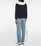 Блузка eimer из шелка Rixo, синий - фото 3