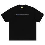 Футболка BAPE Hightlight Logo Relaxed Fit Tee, Black - фото