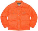 Куртка Supreme x Schott Canvas Down Trucker Jacket 'Neon Orange', оранжевый - фото