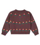 Цветочный кардиган из хлопка и шерсти Tinycottons, Flower - фото 3