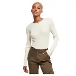 Лонгслив Urban Classics Rib Knit, белый - фото