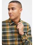 Рубашка BLEND Langarmhemd Shirt 20716799 kariertes Langarmhemd, зеленый - фото 4