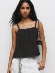 Топ Pull&Bear Pull&Bear , Black - фото 2