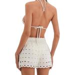 Белые шорты с ажурными вставками ViX - фото 2