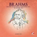 CD диск Brahms: Trio Piano Violin Violoncello 1 in B Major - фото