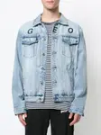 Джинсовая куртка 'Globe' Geo, синий - фото 3