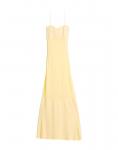 Макси платье Jacquemus, пастельно-желтый - фото