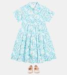 Хлопковое платье Il Gufo, синий - фото 2