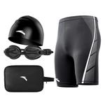 ANTA Купальный комплект polyamide elastane для бассейна мужской black - фото 6