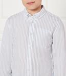 Льняная рубашка Regular fit Tommy Hilfiger, синий - фото 4