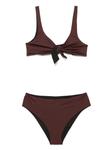 Бикини с завязками Fisico, коричневый - фото