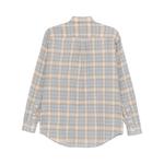 Рубашка Auralee Airy Wool Check Shirt 'Light Blue/Beige' - фото 2