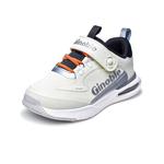 Обувь для малышей, кроссовки Ginoble, цвет White/Silver/Ice Blue/Black - фото 5