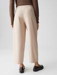 Зауженные брюки OPUS Myha, бежевый - фото 3
