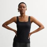 Топ-майка Petite sculpt Nine West, Mineral Black - фото