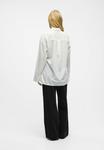 Блуза Object Button-down blouse, Cloud Dancer/Off-White - фото 3