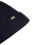 Woolrich шапка бини в рубчик, синий - фото 3