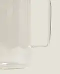 Кувшин из боросиликатного стекла с крышкой Zara Home, 1,2 л, прозрачный - фото 8