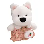 Плюшевая игрушка милый вест хайленд уайт терьер 28 см CHUNTUSHU - фото 6