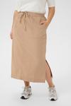 Юбка KAFFE CURVE Nana, песочный - фото 2