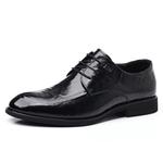 Туфли GZZ Dress Shoes Men Low-Top, черный - фото