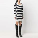 Alexander McQueen Длинное платье с рукавами женское черное - фото 6