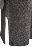 Платье Zizzi Jumper dress, Dark Grey Melange/Mottled Dark Grey - фото 7