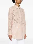 Кружевная блузка Nº21, розовый - фото 3