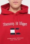 Толстовка Tommy Hilfiger EMBRO FLAG, Medium Red/Red - фото 6