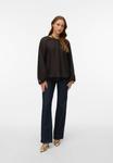 Блуза Vero Moda Blouse, Chocolate Torte/Brown - фото 2