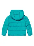 Пуховик с капюшоном Moncler Enfant, синий - фото 2