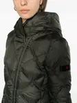Стеганое пальто с капюшоном Peuterey, зеленый - фото 5