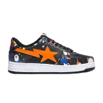 Кроссовки BAPE Wmns Bapesta Paint Splatter Pack - Black, черный - фото