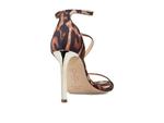Туфли Jessica Simpson Qamille Asymmetrical High Heel Sandals, Natural Leopard - фото 5
