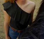 Топ Noella в черном цвете Nation LTD - фото 3