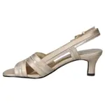 Меган босоножки-слингбэки на каблуке Easy Street, белый - фото 2