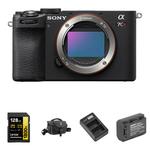 Беззеркальная камера Sony a7CR Mirrorless Camera with Basic Bundle (Black) - фото