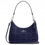 COACH Терри холщовая сумка хобо - фото