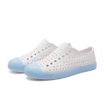 Jefferson Summer Gel Collection Clogs Unisex White Native Shoes, Белый | Голубой пудровый - фото 2