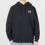 Толстовка essential fleece hoodie 'black' Under Armour, черный - фото 3
