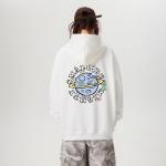 Толстовка унисекс с капюшоном, утолщенные, плотные Disney, heather серый fleece-lined - фото 10