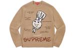 Свитер Supreme Doughboy с принтом, черный - фото