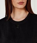 Свитер Cropped fit Patrizia Pepe, черный - фото 4