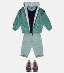 Хлопковые брюки Il Gufo, зеленый - фото 2