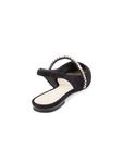 Замшевые балетки Crystalline с открытой пяткой Stuart Weitzman, черный - фото 3