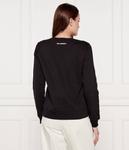 Свитер иконка сезонный логотип Regular fit Karl Lagerfeld, черный - фото 3