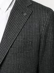 Пиджак в ломаную клетку Tagliatore, черный - фото 5